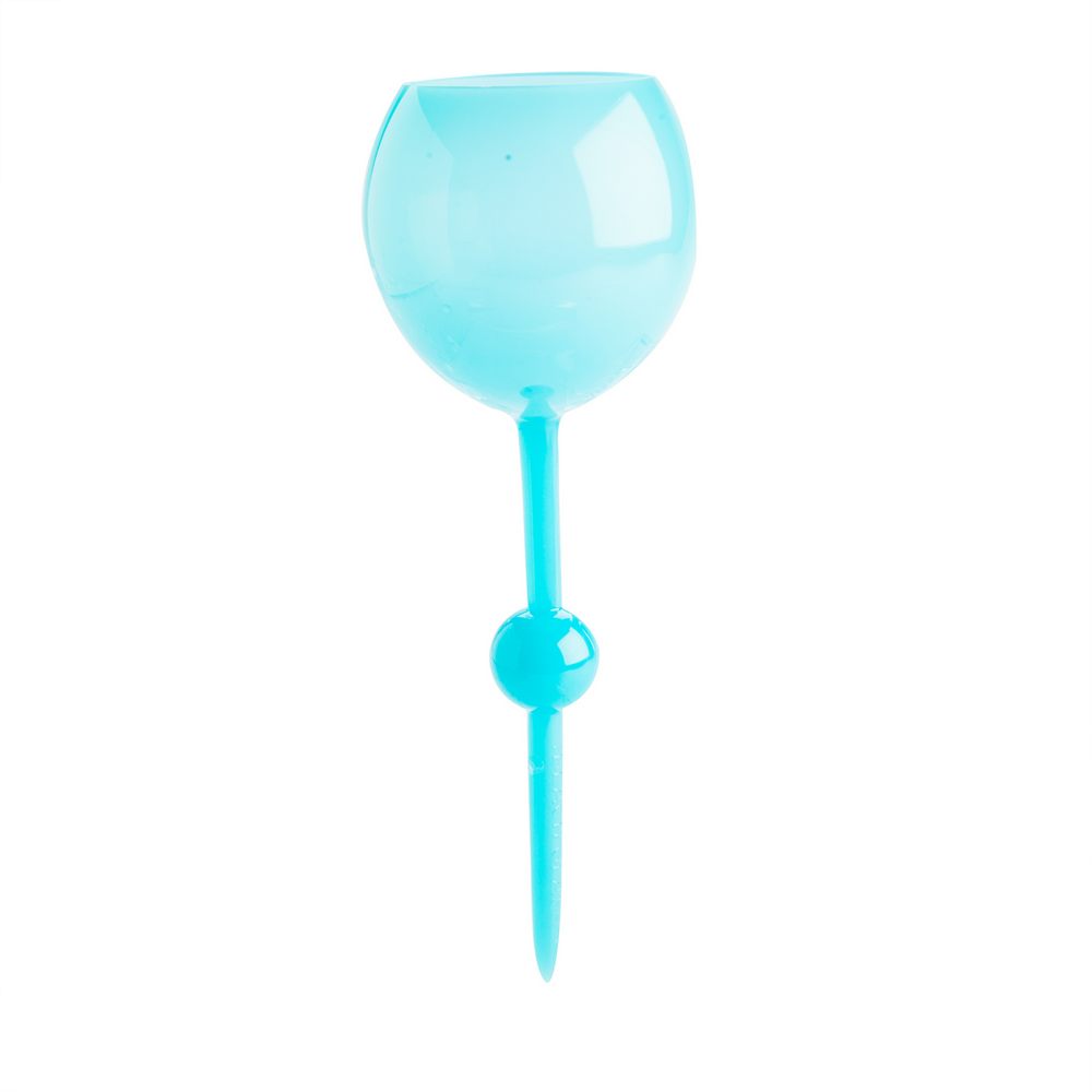 The Beach Glass Teal Tides Floating Wine Glass - the beach glass